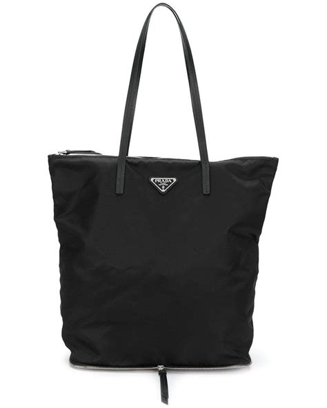 prada crotchet tote bag|Prada foldable shopping tote.